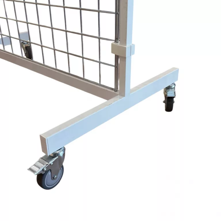 Rueda de goma SQ placa y freno 76mm 25kg