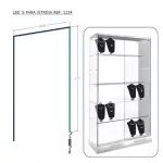 Iluminación led lateral y superior para vitrina