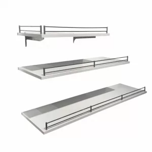 Barandilla para estantes ( 30,60,90,120cm)