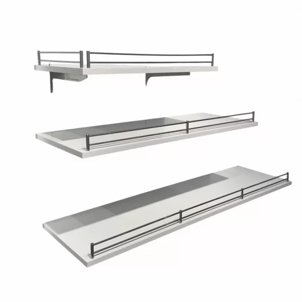 Barandilla para estantes ( 30,60,90,120cm)