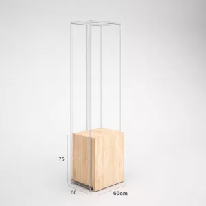 Buch alto de 1 puerta para mueble SQ 598x700x500