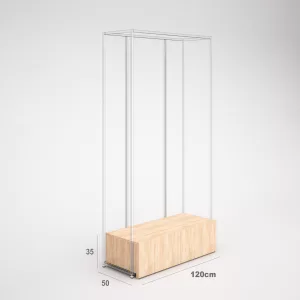 Buch bajo de 2 cajones para mueble SQ 1198x350x500