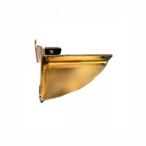 Juego 2 ménsulas estante cristal/madera para lama