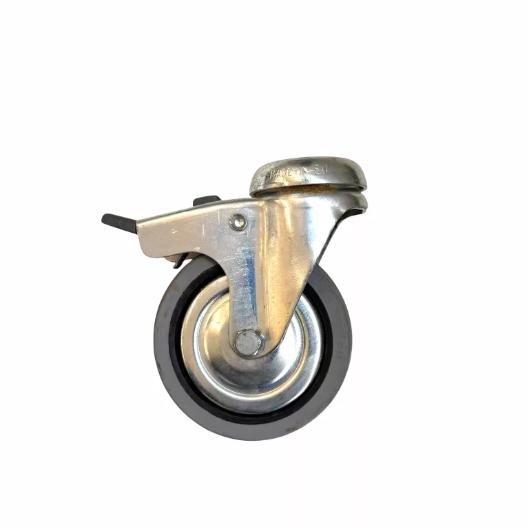 Rueda de goma con freno 40kg-11cm