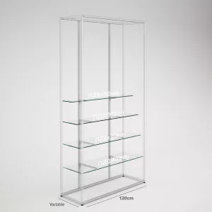 Estantes de cristal para muebles SQ hierro