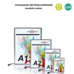 Portacartel-led-sobre-con-enganches-a-PARED-