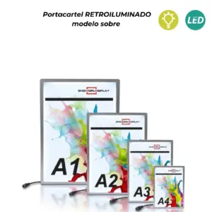 Portacartel-led-sobre-con-enganches-a-PARED-