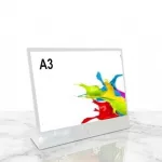 Portacartel led "L" recargable DIN A3