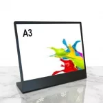 Portacartel led "L" recargable DIN A3