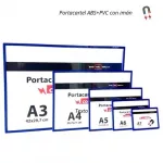 Portacartel ABS+PVC con imán