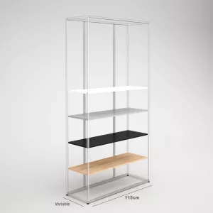 Estantes de madera para muebles SQ hierro