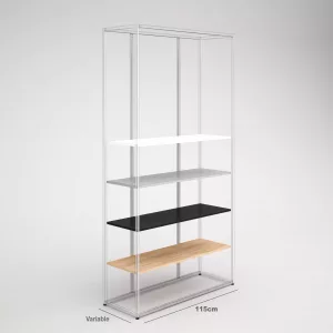 Estantes de madera para muebles SQ hierro