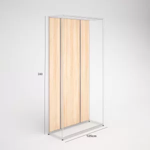 Trasera madera para mueble estantería SQ hierro