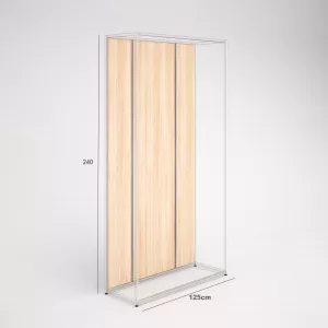 Trasera madera para mueble estantería SQ hierro