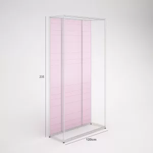 Trasera policarbonato celular para mueble estantería SQ hierro