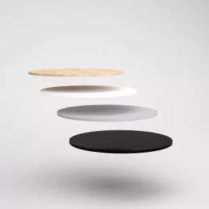 ✅Encimeras para Mesa Ø80cm SQ hierro