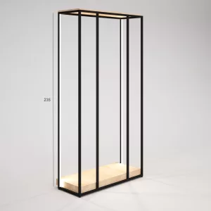 Iluminación Led DELANTERA Estantería Alta SQ hierro