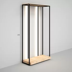 Iluminación Led TRASERA Estantería Alta SQ hierro