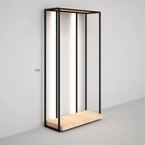 Iluminación Led TRASERA Estantería Alta SQ hierro