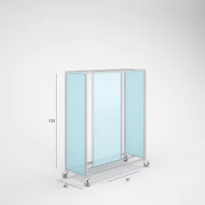 Trasera policarbonato celular para mueble SQ hierro góndola