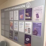 Portacartel plástico con imán