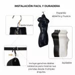 Silueta medio busto plástico señora