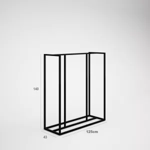 Mueble SQ hierro góndola INTERIOR H140cm colores