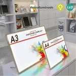 Portacartel-led-sobre-con-enganches-a-sobremesa-y-pared-VISTAHORIZONTAL