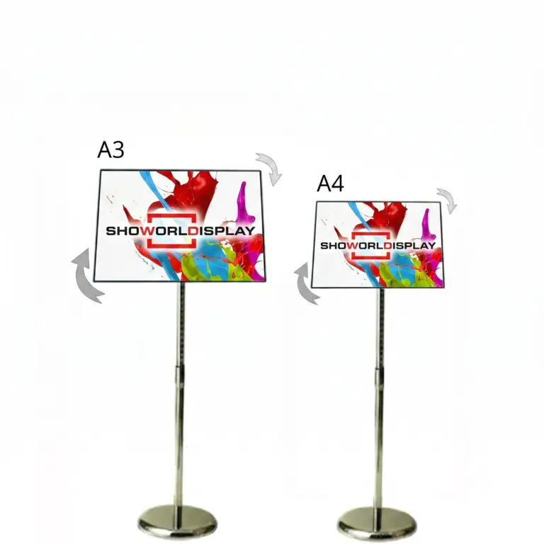 170130-Portacartel led modelo sobre con base -PRO