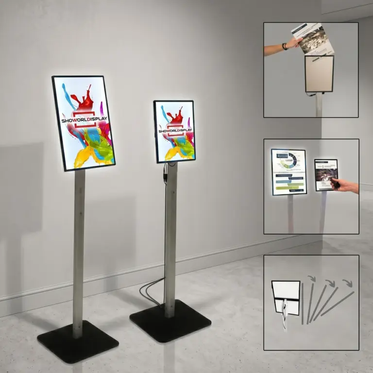 Portacartel-led-sobre-con-mando-sensor-de-movimiento-y-bateria-