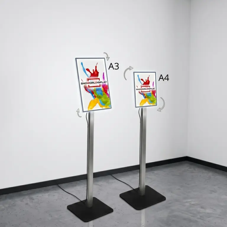Portacartel-led-sobre-con-mando-sensor-de-movimiento-y-batería-