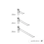 Gancho blíster de 6mm sistema lama