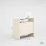 14061-Mostrador-vitrina-baja-96cm-alto 95cm