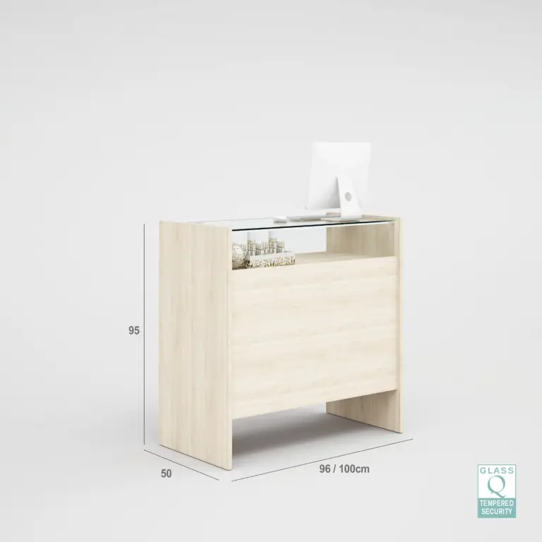 14061-Mostrador-vitrina-baja-96cm-alto 95cm