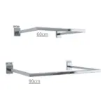 Colgador tubo rectangular “U” sistema lama