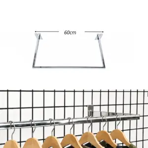 ✅ Colgador "U" 60cm sistema malla