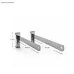 Soporte estante scala/malla 30/35cm