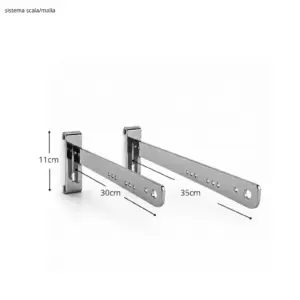 Soporte estante scala/malla 30/35cm