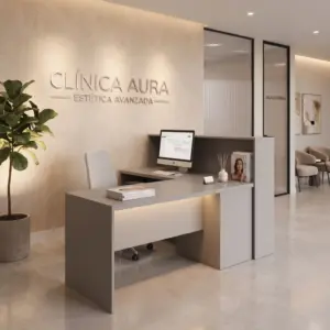 Mostrador Recepción Estética